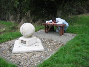 Greenwich Meridian Marker; England; Cambridgeshire; Orwell